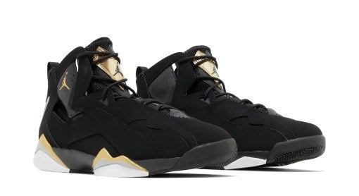 Jordan True Flight Black/Metallic Gold/Wolf Grey/White