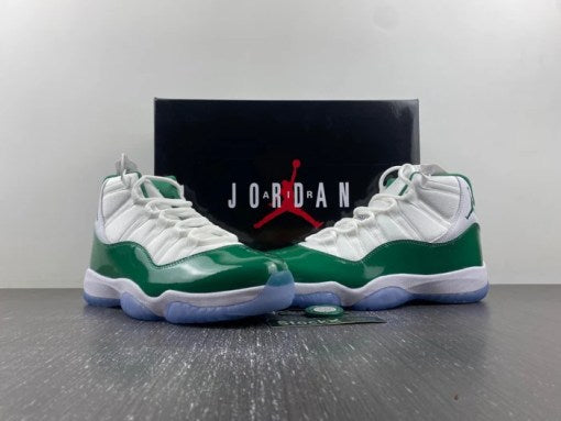 Air Jordan 11 High Green White